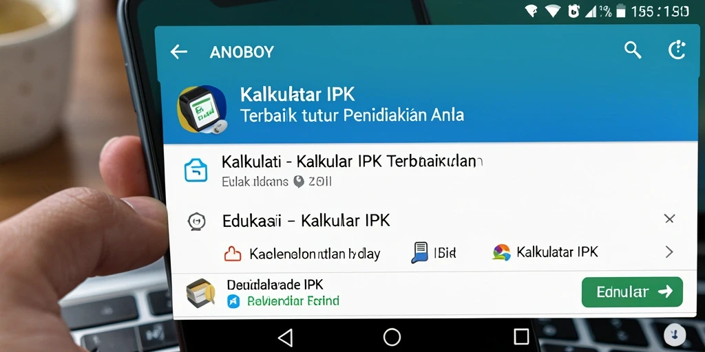 Antarmuka pengguna ANOBOY yang sederhana dan fungsional.