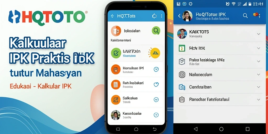 Tampilan antarmuka HQTOTO untuk kalkulasi IPK yang sederhana.