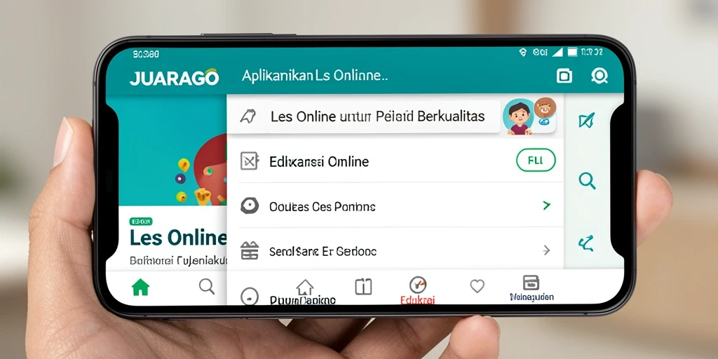 Antarmuka JUARAGO yang interaktif dan mudah digunakan.