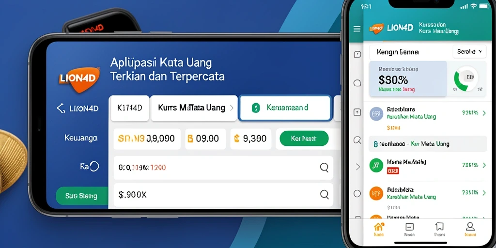 Tampilan antarmuka LION4D dengan informasi kurs mata uang yang jelas dan detail.