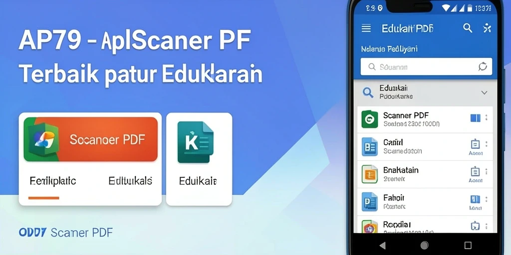 Tampilan antarmuka aplikasi RP79 untuk Scanner PDF yang user-friendly.