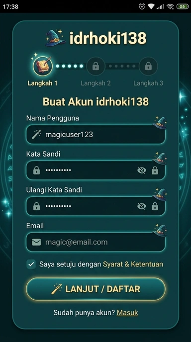Panduan Registrasi Akun Baru idrhoki138 di Android