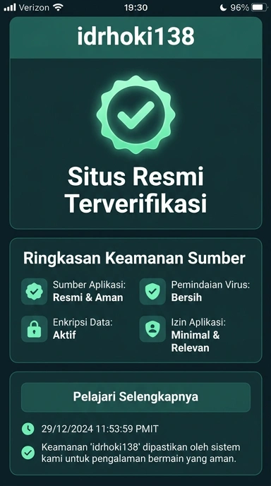 Halaman Resmi idrhoki138 Untuk Pengguna Android